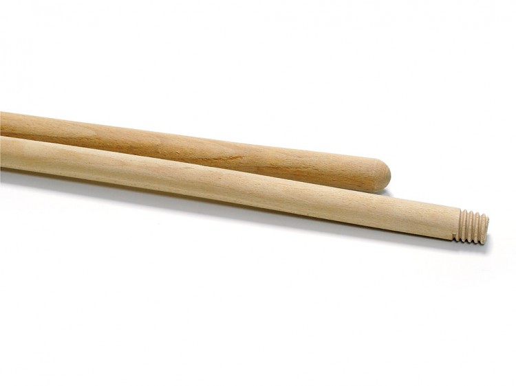 Násada dřevěná 120cm hrubý závit | Kartáčnické výrobky - Násady Násada dřevěná 120cm hrubý závit | Kartáčnické výrobky - Násady
